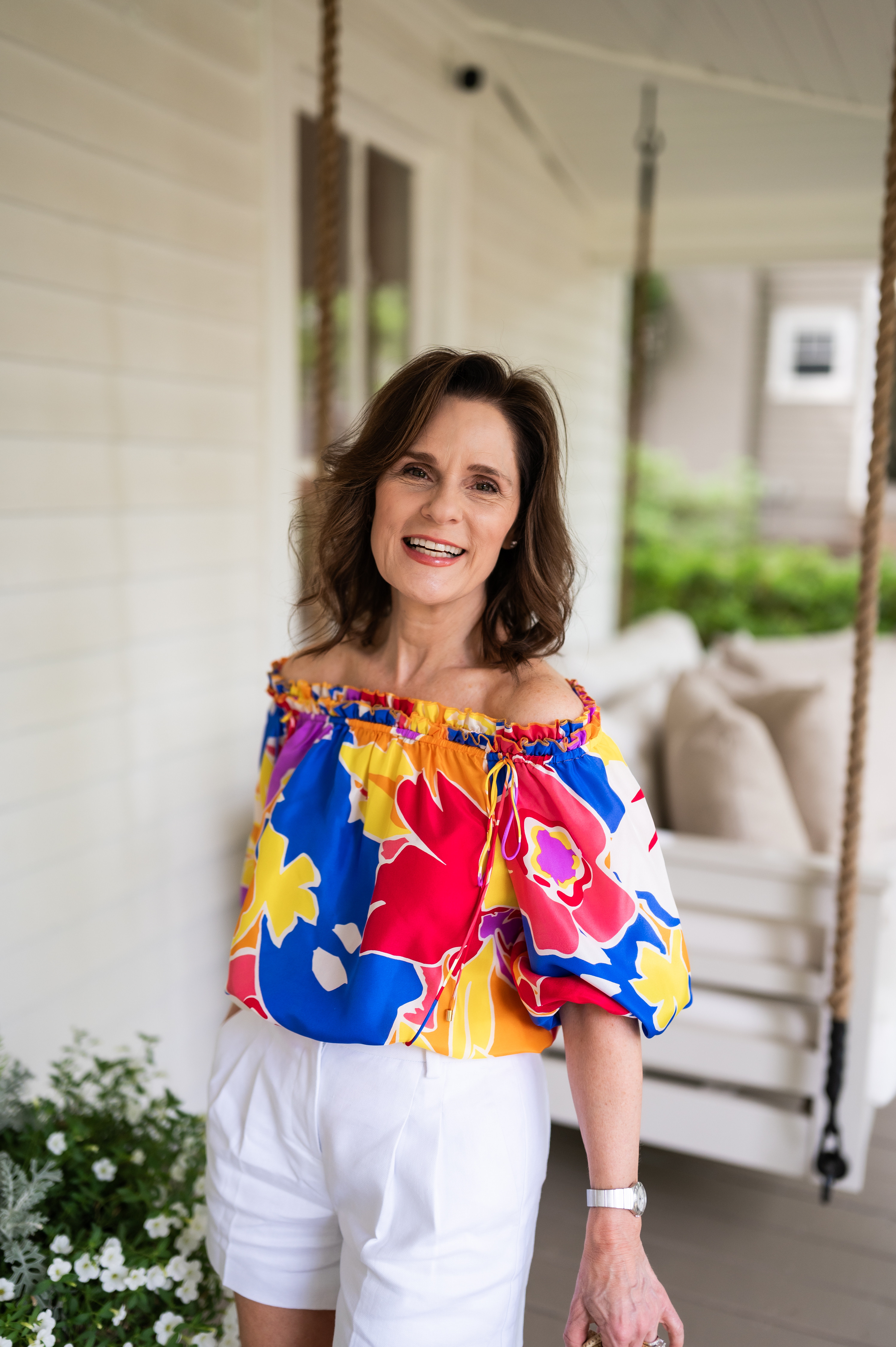 off the shoulder silk blouse, white linen shorts

elevated casual outfit, classy shorts outfit 

 

#LTKSeasonal #LTKOver40 #LTKPetite