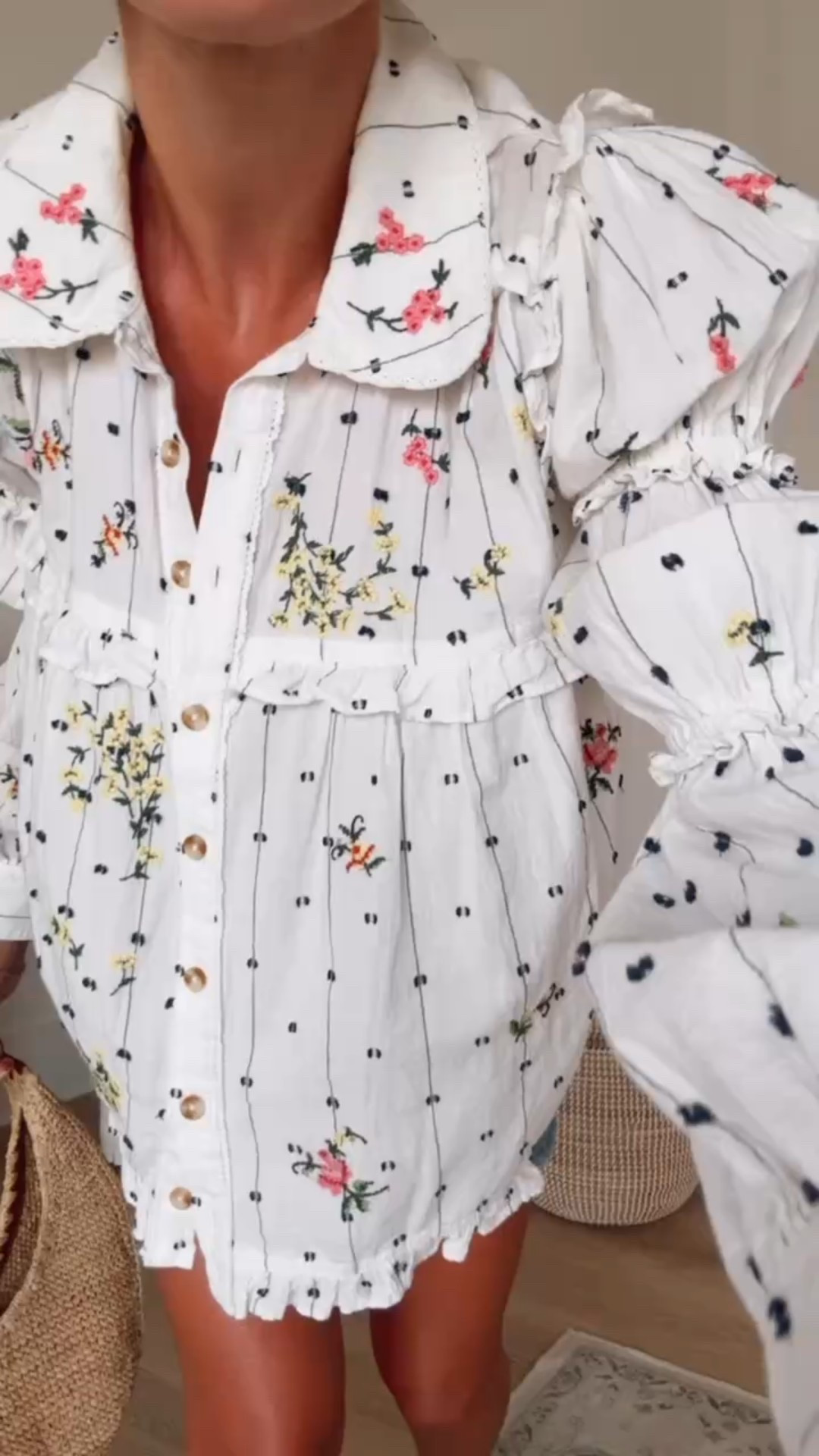 This top is actually a part of a set - love how you can style a set together or separately! Wearing XS/26!

Loverly Grey, summer outfit, denim shorts, vacation looks 

#LTKSummerEdit #LTKSeasonal