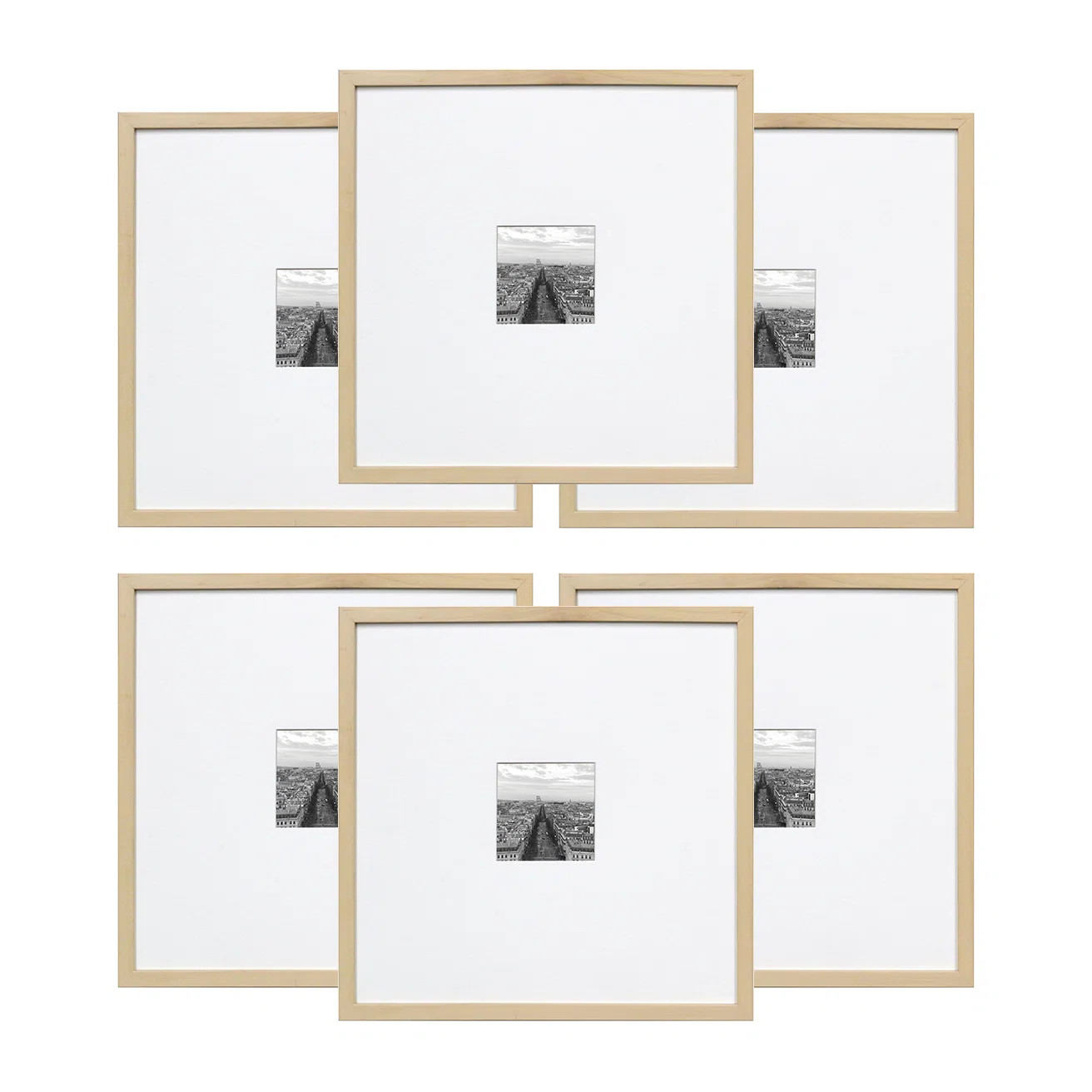 Gallery Wall Wood Frame Set (Set of 6) | Wayfair North America
