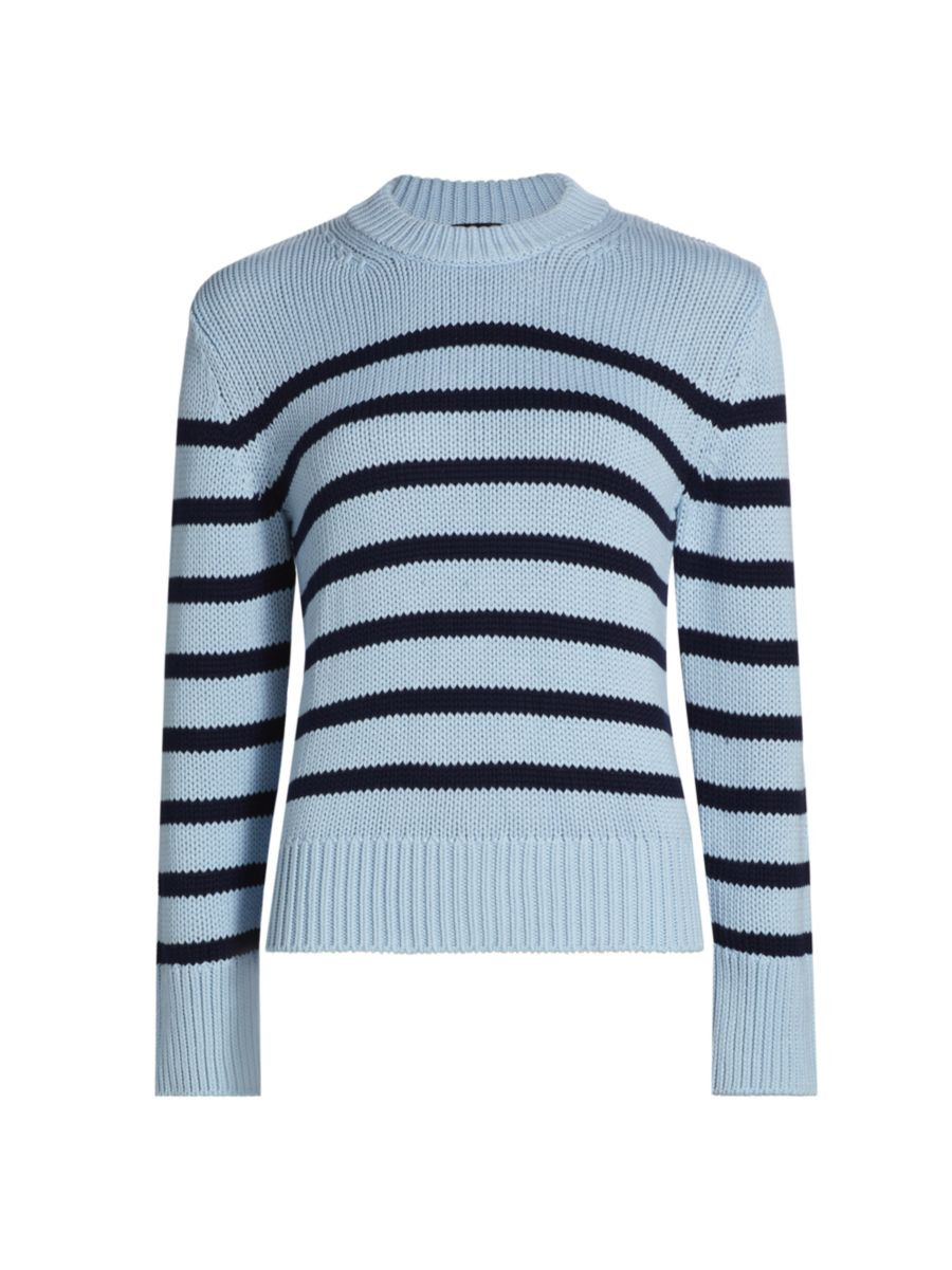 Alise Striped Cotton Crewneck Sweater | Saks Fifth Avenue