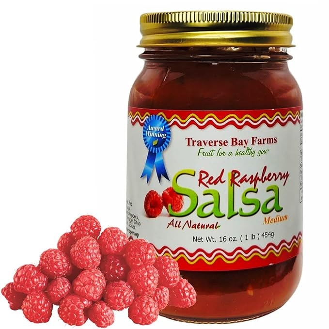 Traverse Bay Farms Nationally Award-Winning Salsa (Red Raspberry, 1 Jar) | Amazon (US)