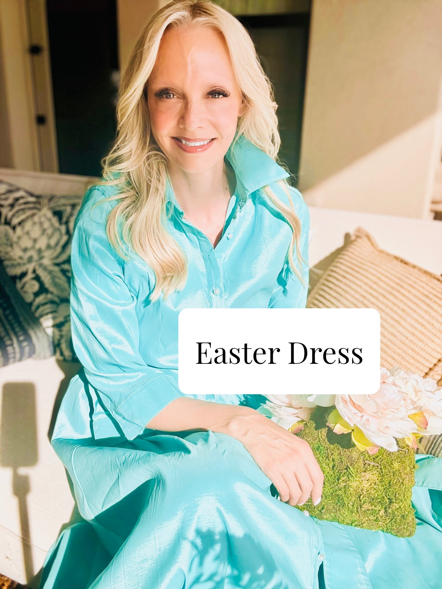 The perfect Kim Lolley Easter Dress in Tiffany blue, a perfect spring look or for mother of the bride💐

#LTKWedding #LTKSeasonal #LTKOver40