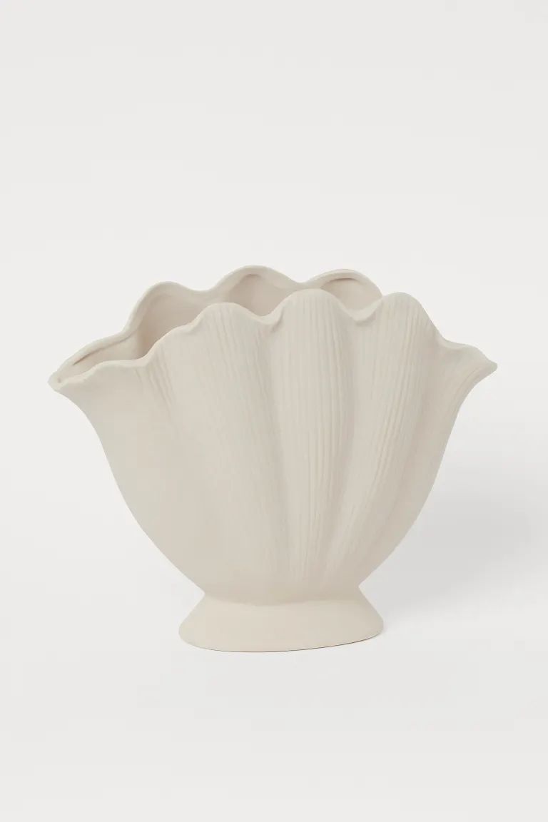Vase en forme de coquillage | H&M (FR & ES & IT)