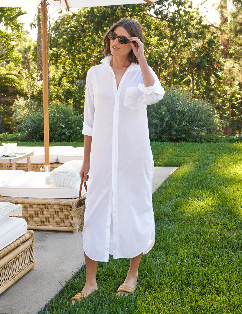 RORY White, Organic Voile | Frank & Eileen