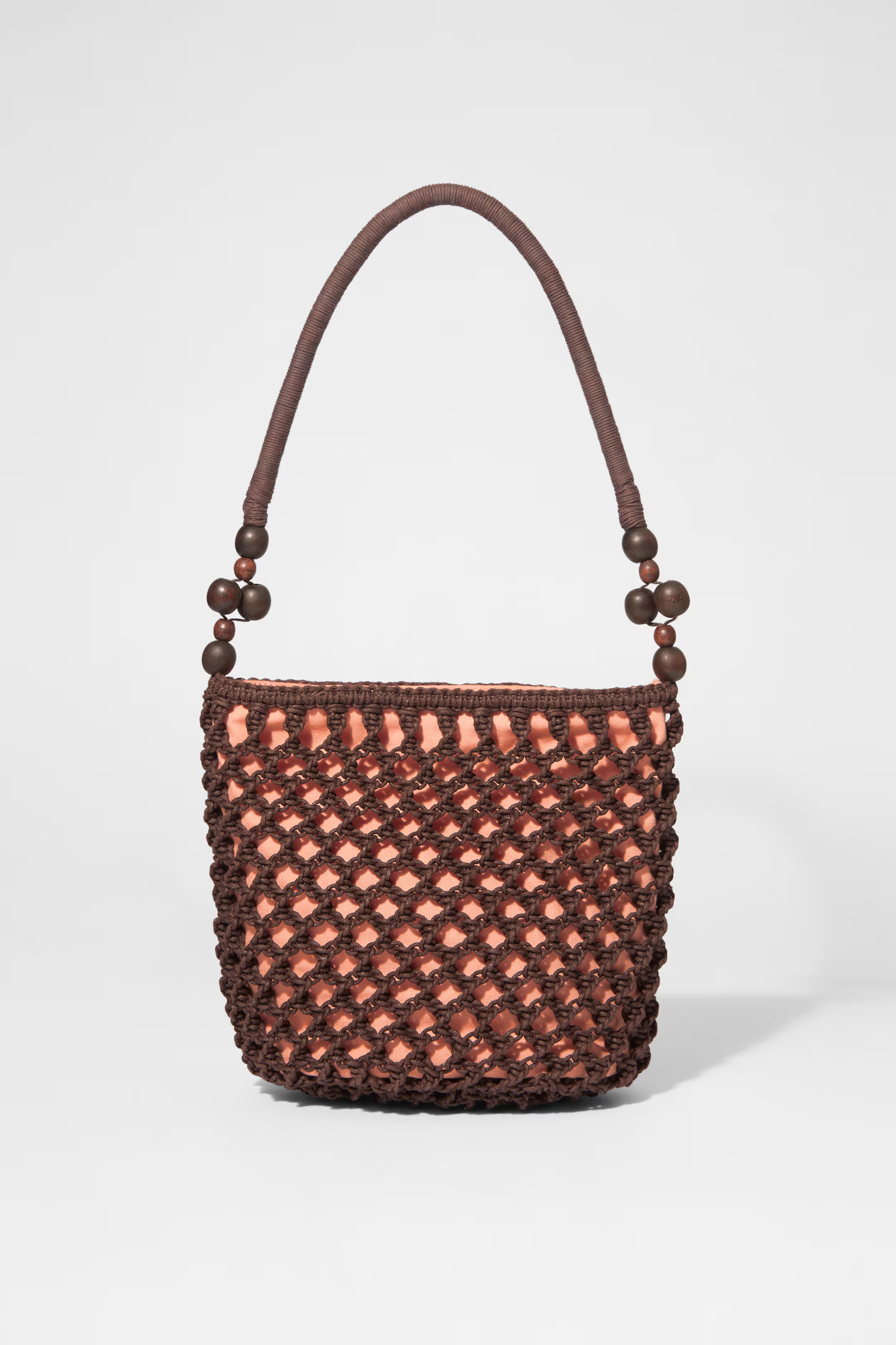 Bead-Detail Crocheted Bucket Bag | H&M (UK, MY, IN, SG, PH, TW, HK)
