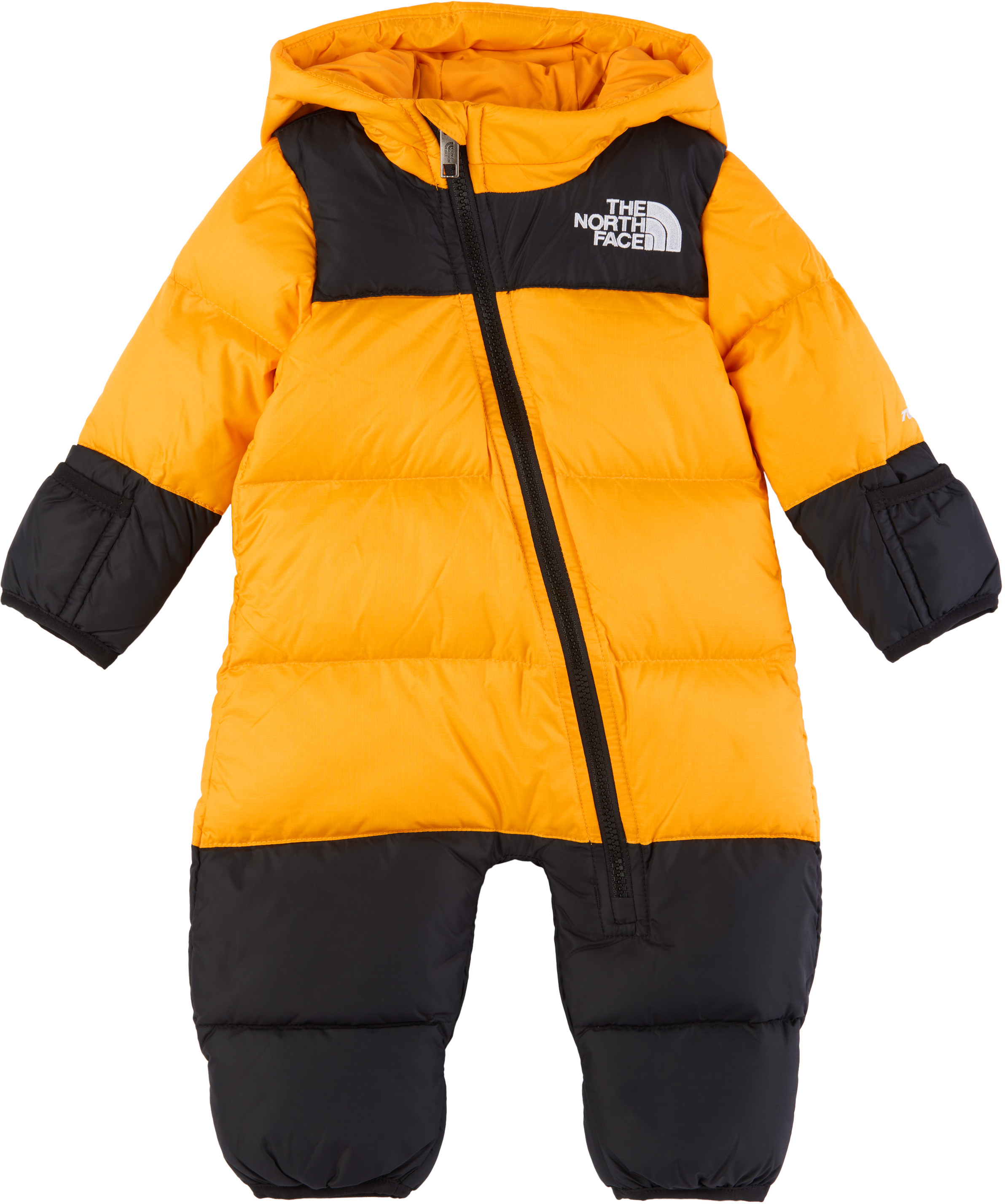 The North Face Kids Baby Yellow 1996 Retro Nuptse Down Snowsuit | SSENSE