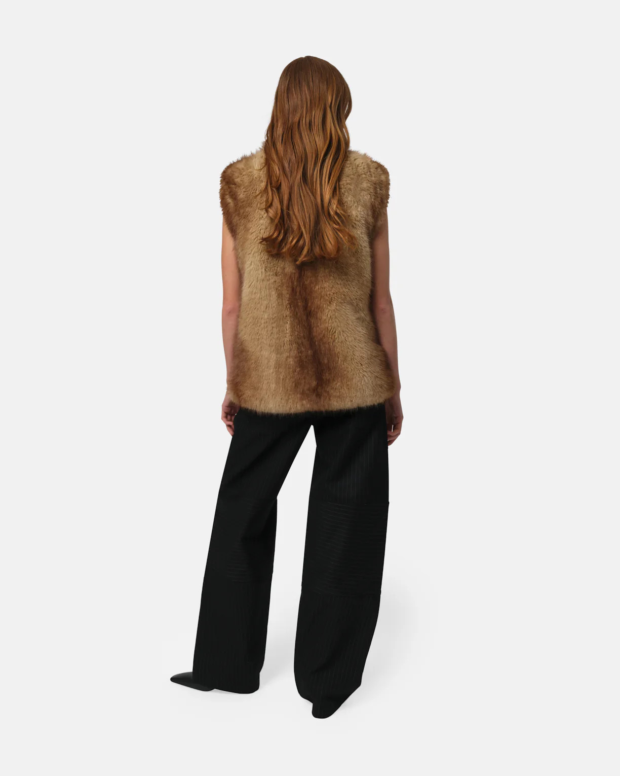 Laila Mink Vest | Apparis