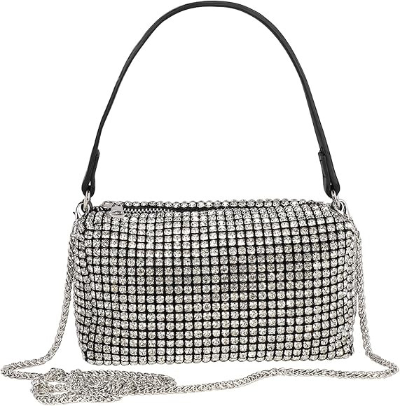 Rhinestone Crossbody Bags For Women - Fashion Luxury Crystal Shiny Evening Clutch Bag Bling Eveni... | Amazon (UK)