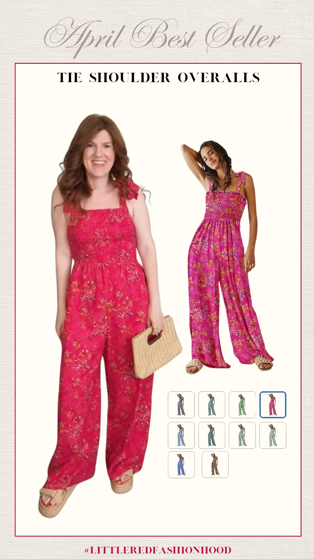 April Best Seller: Tie Shoulder Overalls! 



#LTKStyleTip #LTKFindsUnder100 #LTKSeasonal