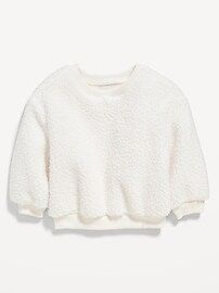 Unisex Drop-Shoulder Sherpa Sweater for Baby | Old Navy (US)