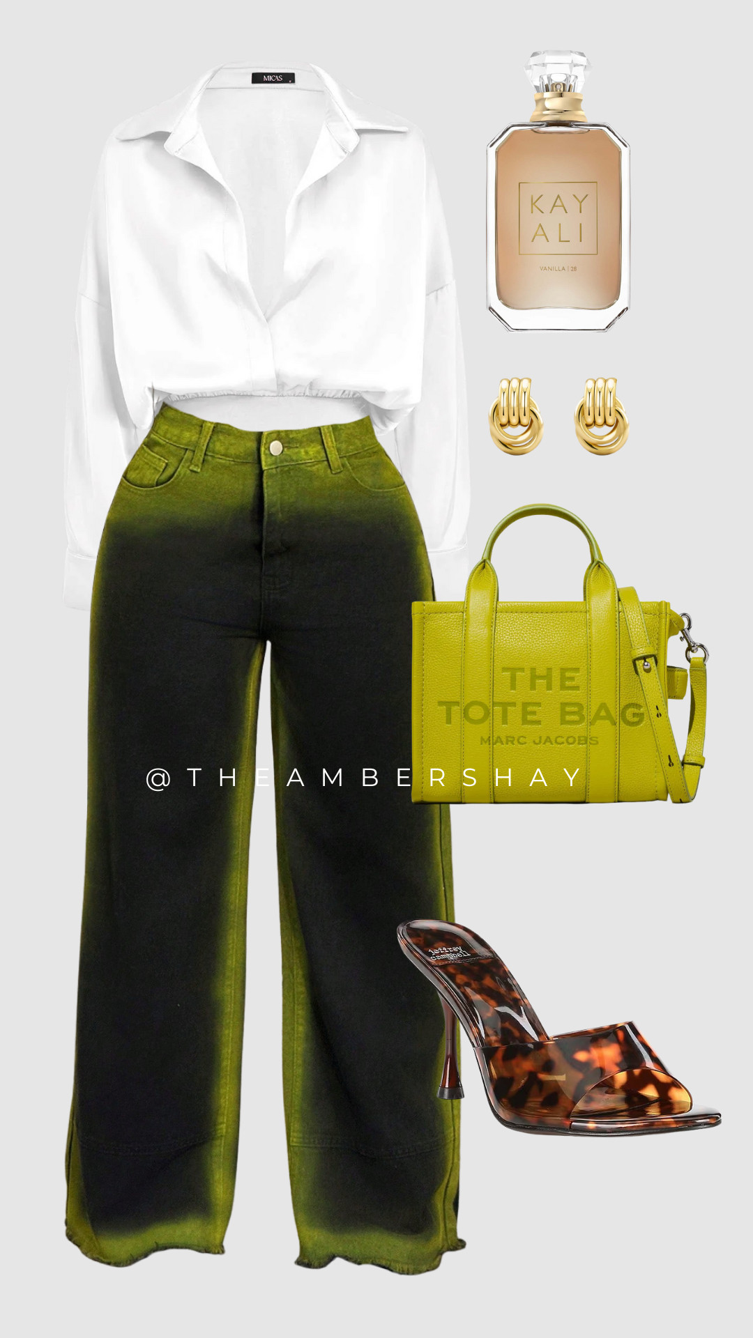 A statement look that speaks for itself 💚✨
Bold ombré denim, a crisp white button-down, and a pop of Marc Jacobs Tote Bag magic — this outfit is serving chic meets confident. Paired with Kayali Vanilla | 28 for that warm, sweet finish 🤎

Shop this modern it-girl combo on my LTK — perfect for fall brunch or a city day out 🍃

#LTKfashion #LTKFinds #FallOutfitInspo #StreetStyleVibes #MarcJacobsToteBag #KayaliVanilla28 #SheinStyle #OOTDinspo #GreenAesthetic #FallStyle #ChicStreetwear #FashionInspo #TrendingOutfits #StatementStyle #NeutralChic #FallFashionTrends #StyleOnABudget 

 #LTKSaleAlert #LTKStyleTip #LTKShoeCrush