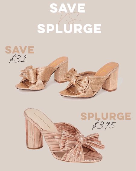 Save vs Splurge holiday heels- designer runs small - go up 1/2 to full size. designer shoe picks, designer heels dupe, designer heel dupe, save heels, splurge heels

#LTKshoecrush #LTKstyletip #LTKHoliday