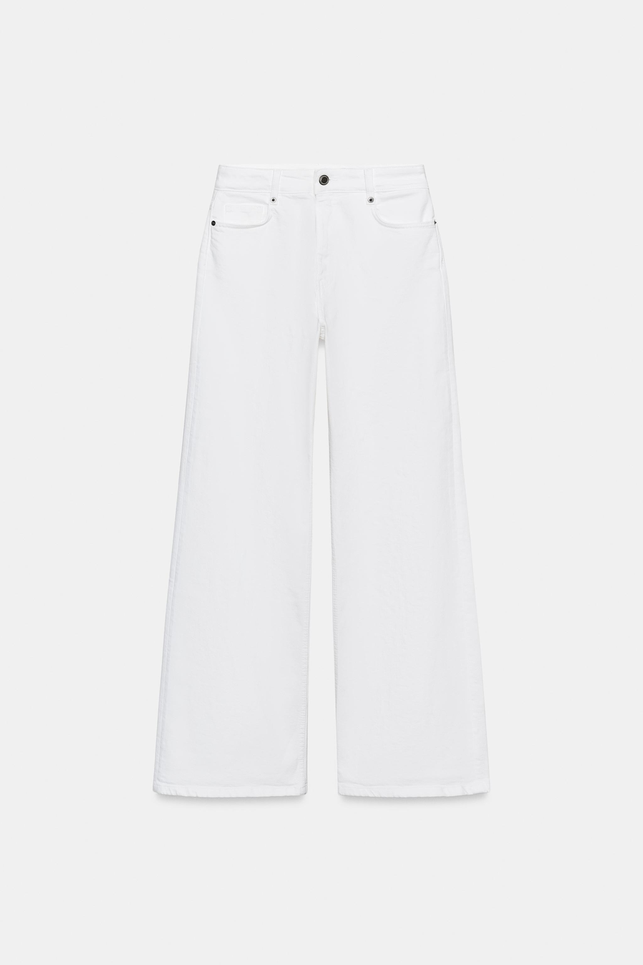 ZW COLLECTION HIGH-WAIST WIDE-LEG JEANS | Zara UK