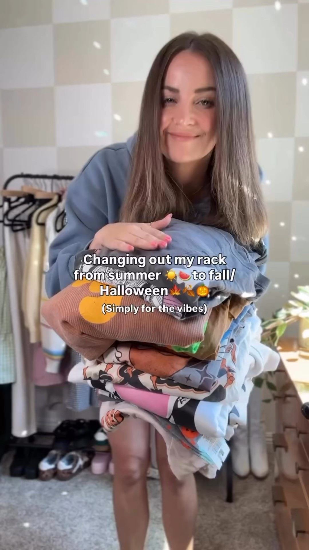 My fall rack!! 🍂🍁🎃 Tops not linked are from: @girltribeco, @littlemamashirtshop, or @righthereathome! 

#LTKFindsUnder50 #LTKSeasonal