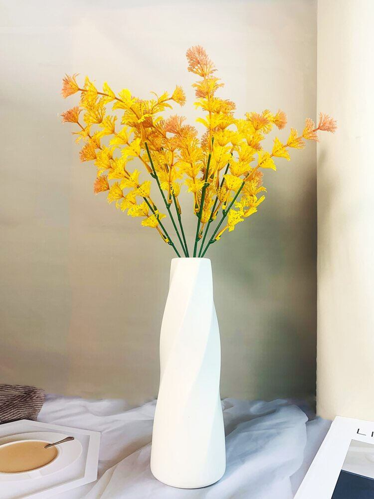 1pc Solid Plastic Vase | SHEIN