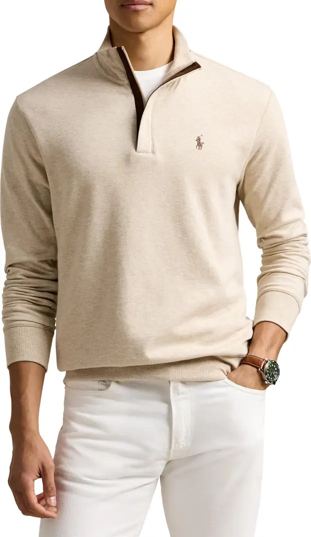 Cotton Blend Quarter Zip Pullover | Nordstrom