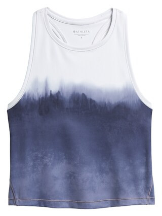 Shanti Watercolor Stripe Crop Tank | Athleta