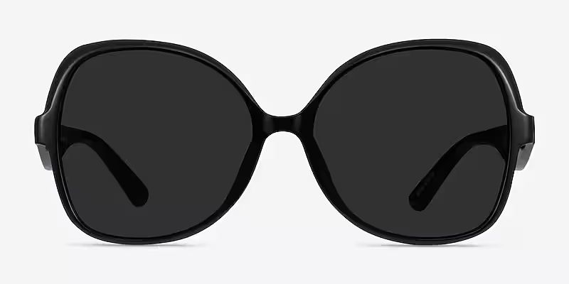 Paradise - Cat Eye Black Frame Sunglasses For Women | Eyebuydirect | EyeBuyDirect.com
