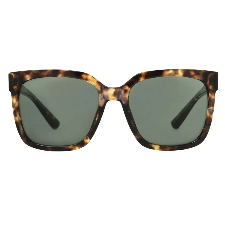 Foster Grant Women's Oversized Tortoise Fashion Sunglasses Brown | Walmart (US)