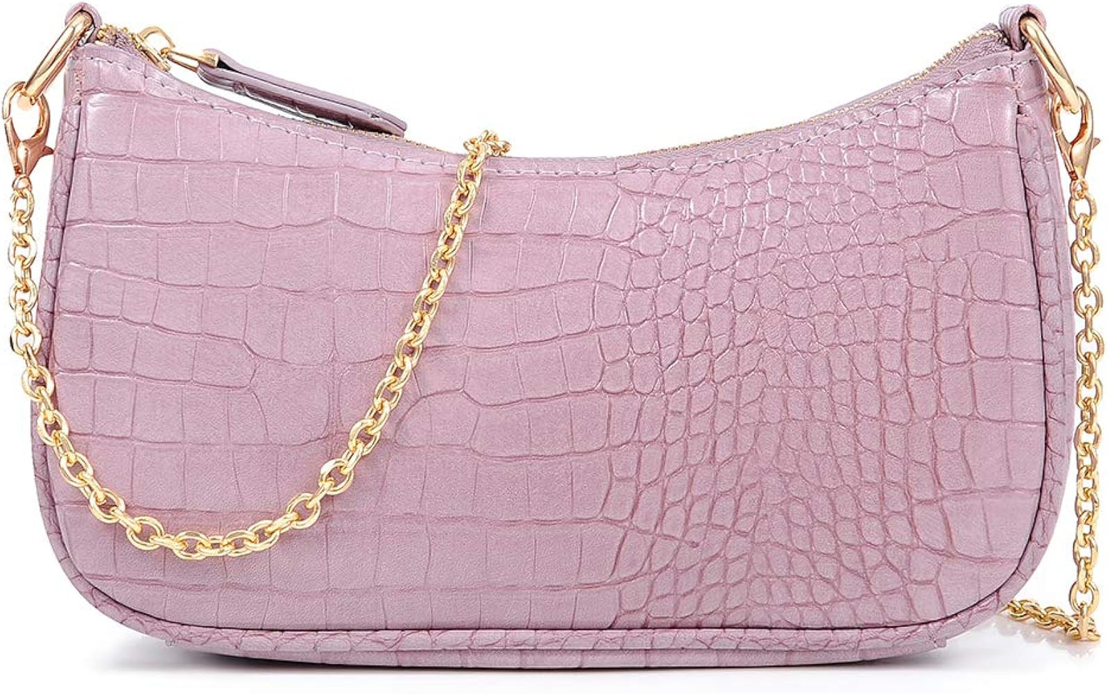 DOREAMALOE Retro Classic Clutch Shoulder Tote HandBag with Zipper Closure for Women | Amazon (US)