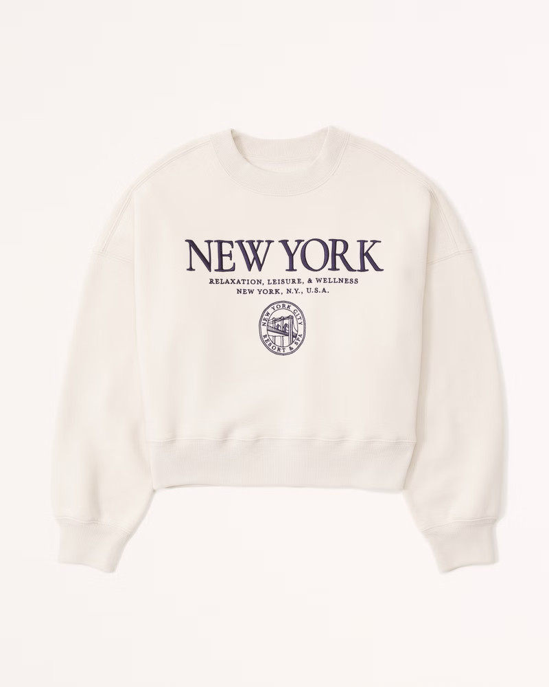 Destination Crest Sunday Crew | Abercrombie & Fitch (US)