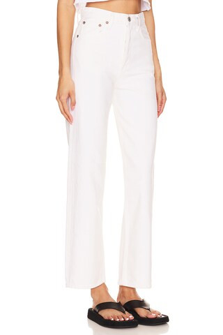 AGOLDE Ren High Rise Wide Leg in Fortune Cookie from Revolve.com | Revolve Clothing (Global)