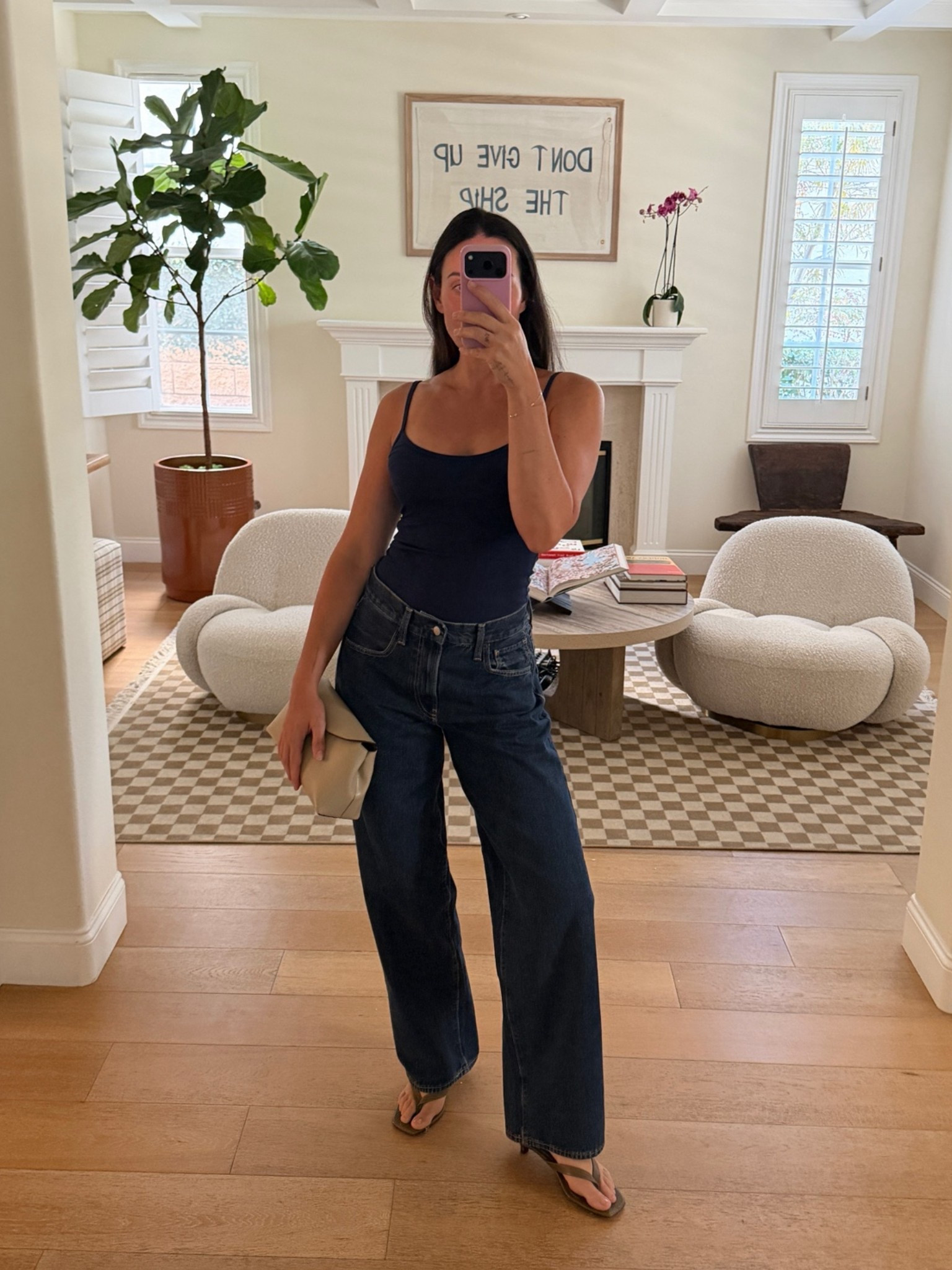 Size small thank 
Size 26 denim

#LTKootd #LTKOver40