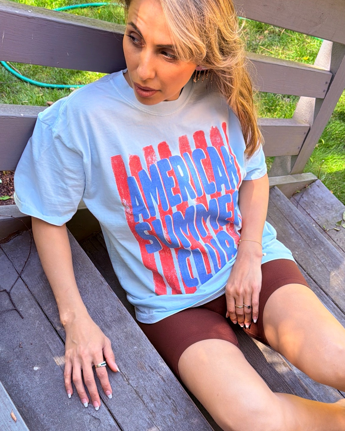 American summer vibes 🇺🇸☀️
The kind of comfy tee you end up wearing all summer long!!

#LTKMidsize #LTKSaleAlert #LTKSeasonal