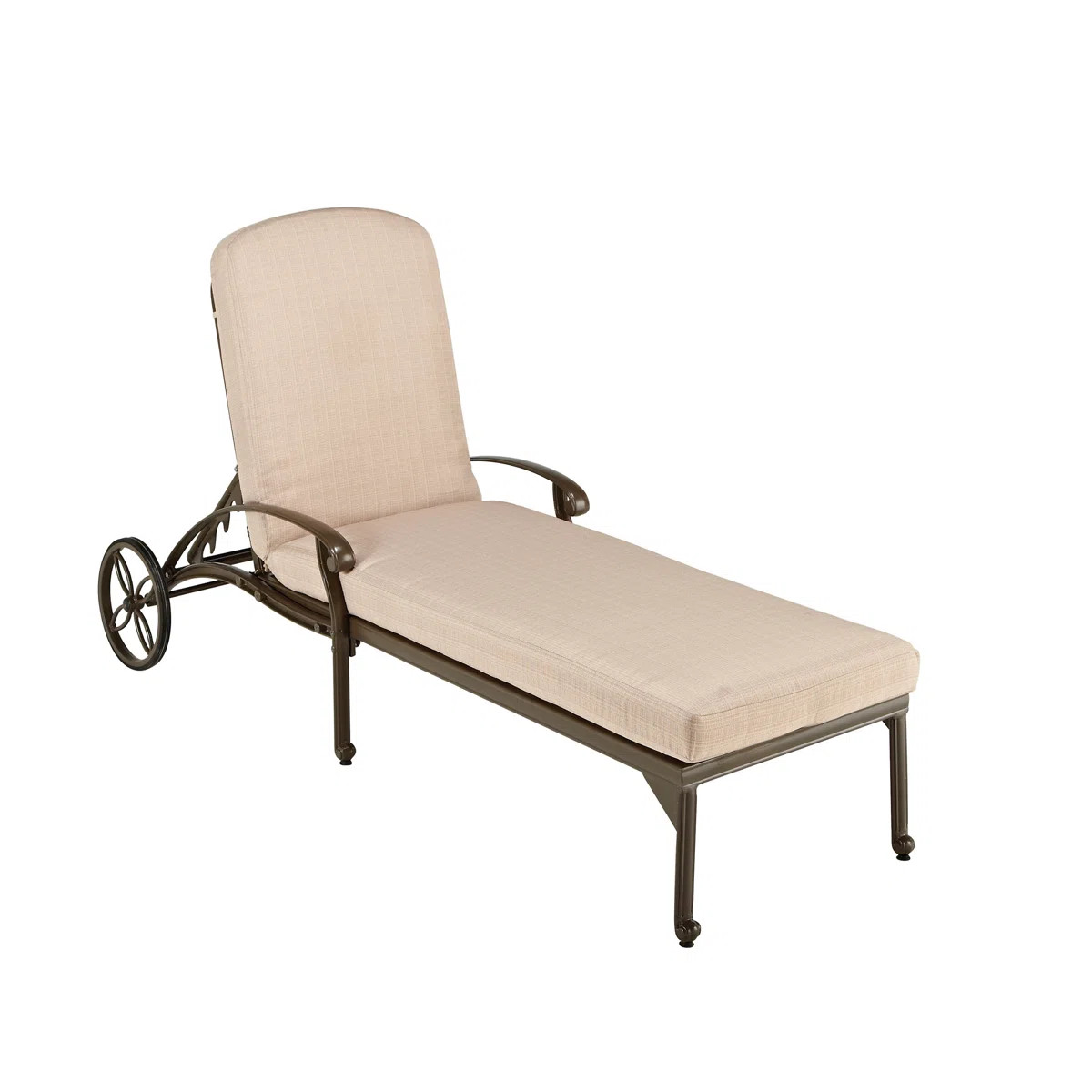 Arrey Outdoor Rust-Resistant Metal Chaise Lounge , Cushion Included | Wayfair North America