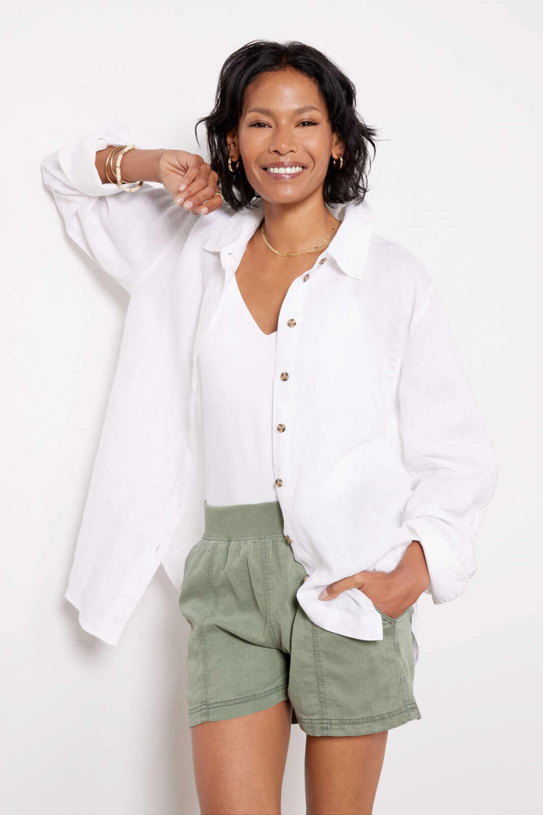 Relaxed Linen Shirt | Evereve