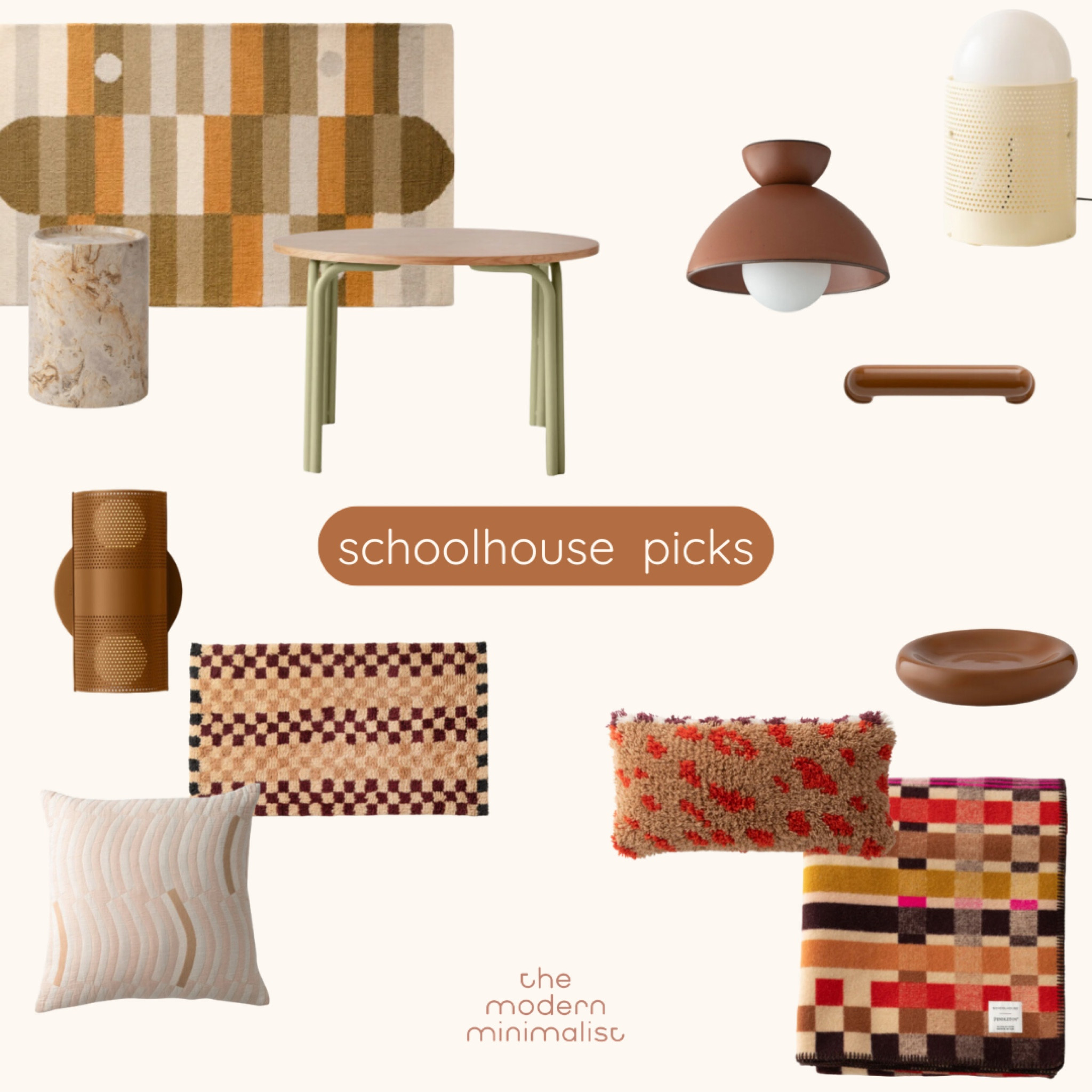 All my favs from the schoolhouse x Clare v collection. 

#LTKHome