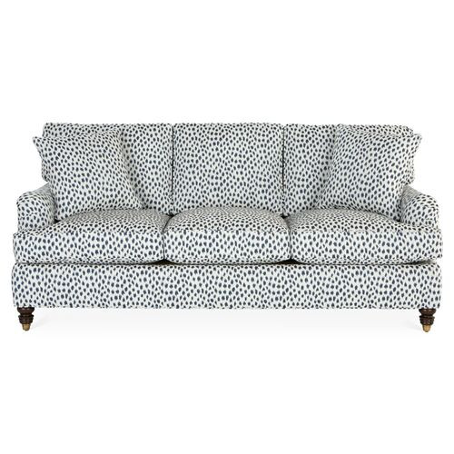 Kate Sofa, Navy Spot Sunbrella | One Kings Lane