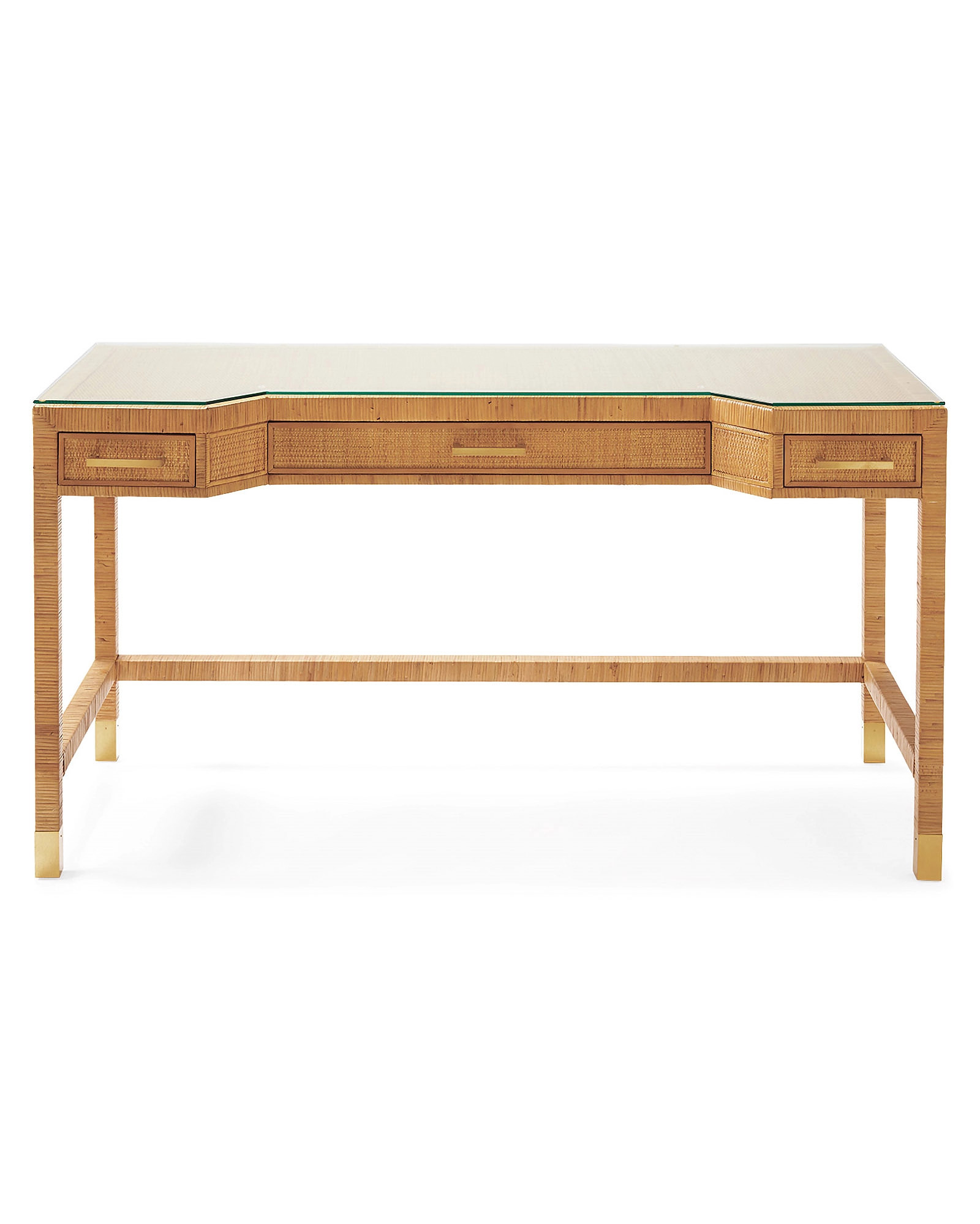 Balboa Rattan Desk | Serena and Lily