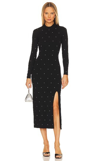 Kariana Sweater Dress in Black | Revolve Clothing (Global)