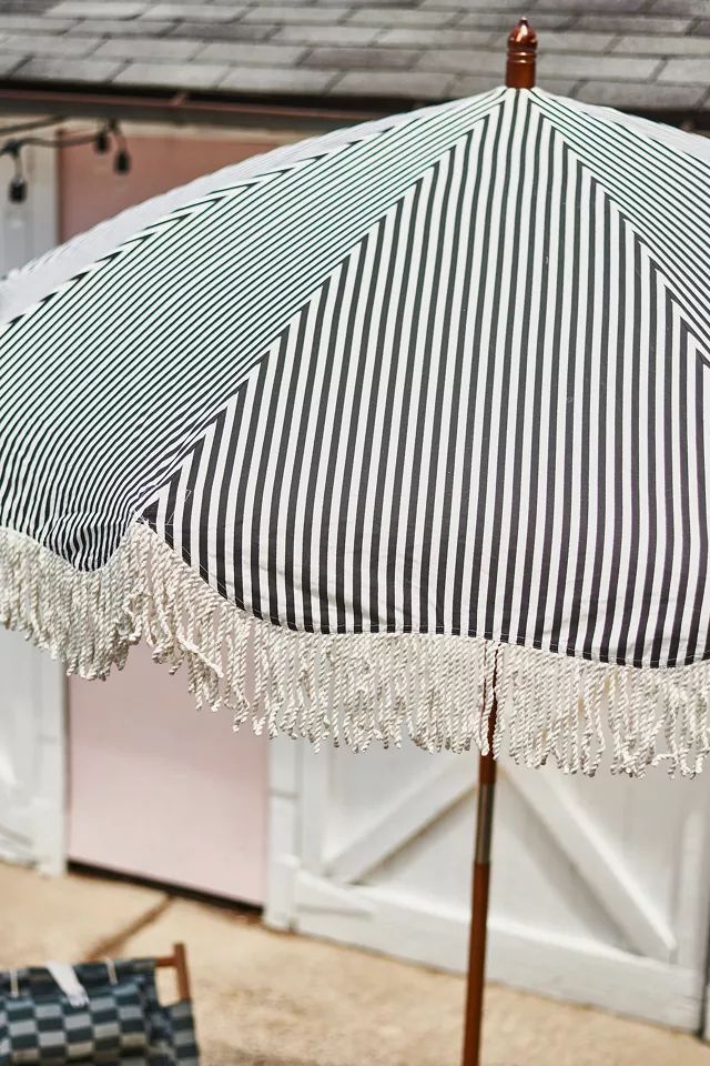 Striped Outdoor Umbrella | Urban Outfitters (US and RoW)