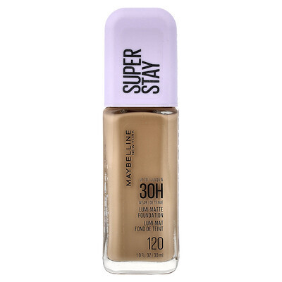 Maybelline, Super Stay, Lumi-Matte Foundation, 120, 1 fl oz (30 ml) | iHerb