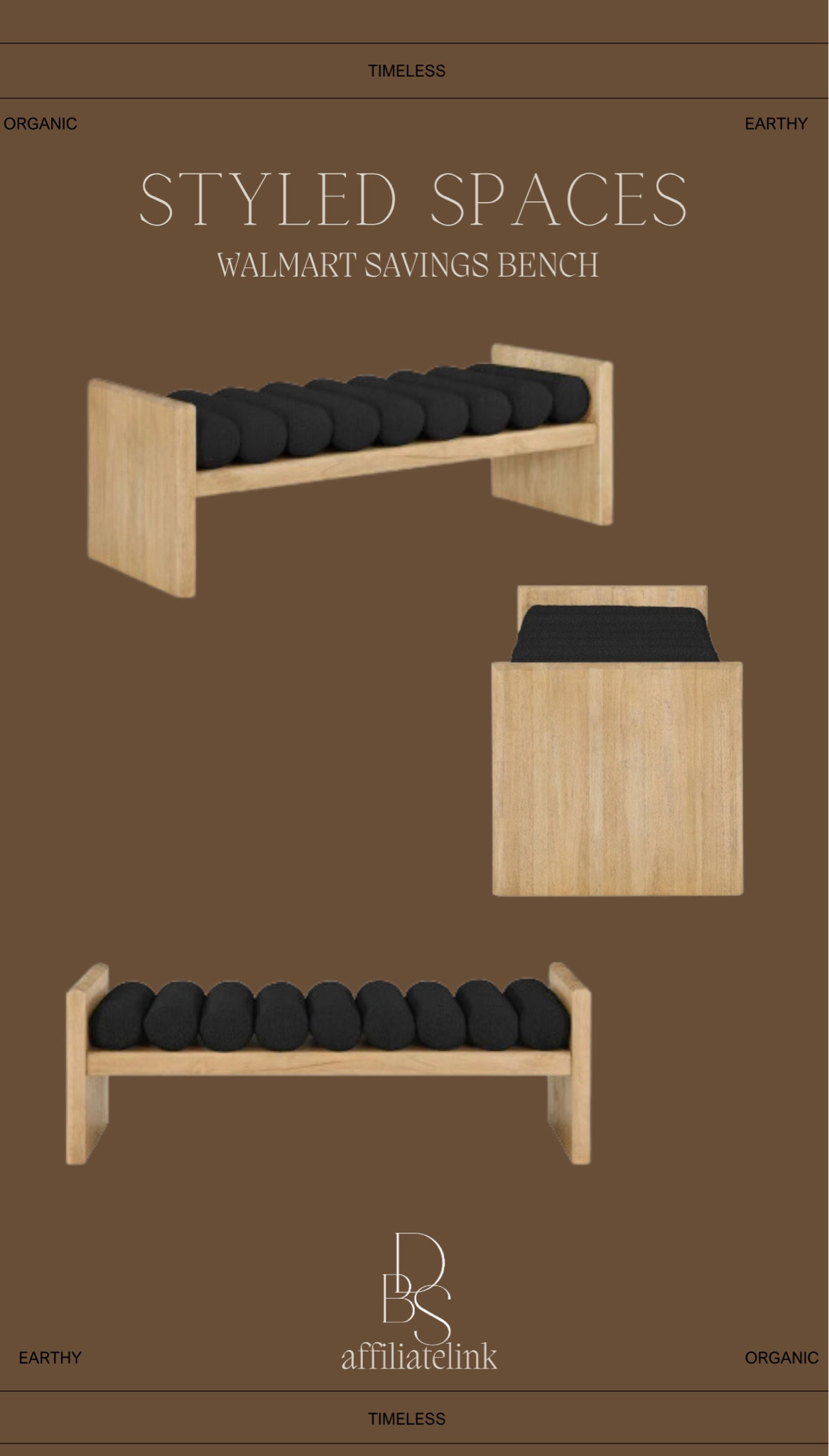 White oak bench with black boucle fabric 😍

White oak, bench, Walmart finds, Walmart home, home decor, home finds, designer dupes 

#LTKSummerSales #LTKHome