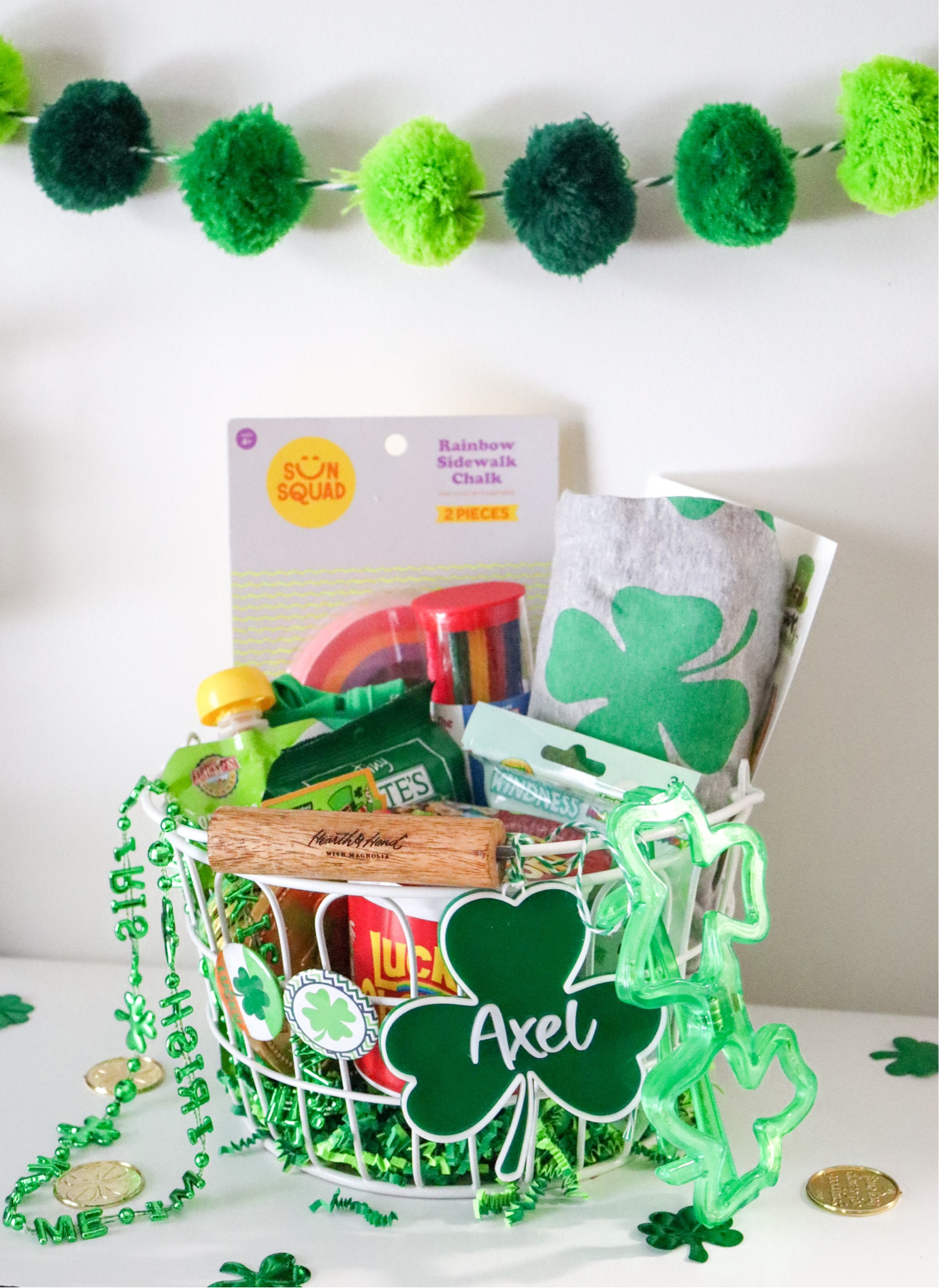 St. Patrick's Day Lucky Basket 🍀🌈 

#LTKkids #LTKSeasonal #LTKbaby