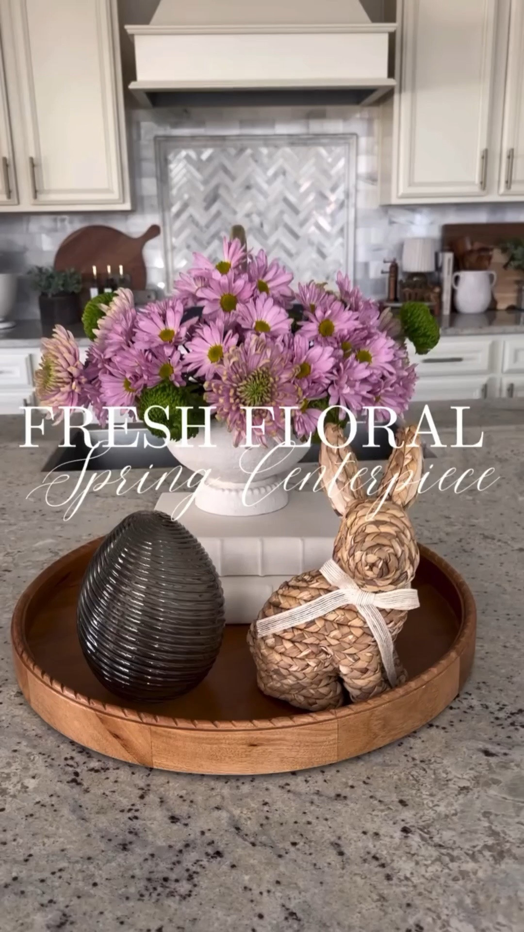 POV: you don’t need to be a florist to create a designer-worthy spring centerpiece ✨

Comment FLOWERS and I’ll send you all the links 🤍

I grabbed a few of my favorite Easter finds and turned them into the prettiest kitchen counter moment using real florals 🌿

The mix of soft purples + fresh greens makes this feel SO high-end but still easy to recreate 🤍

Follow along for more seasonal styling ideas, affordable finds, and simple ways to elevate your home for spring 🌷
Everything is linked in my LTK (link in bio!)

#springdecorideas #springcenterpiece #easterdecor #freshflowers #floralcenterpiece