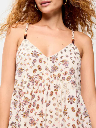 Sleeveless Boho Maxi Dress | Old Navy (US)