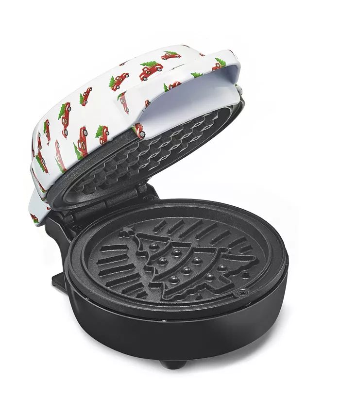 Printed Mini Waffle Maker - White Christmas | Macy's