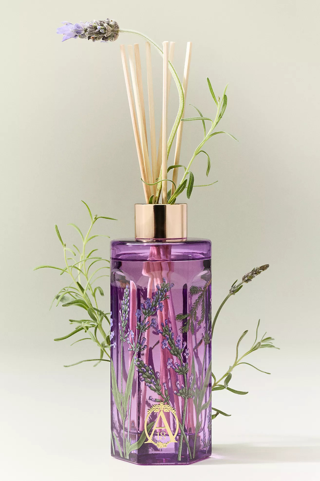 Apothecary 18 Fresh Lavender Balsam Glass Reed Diffuser | Anthropologie (US)