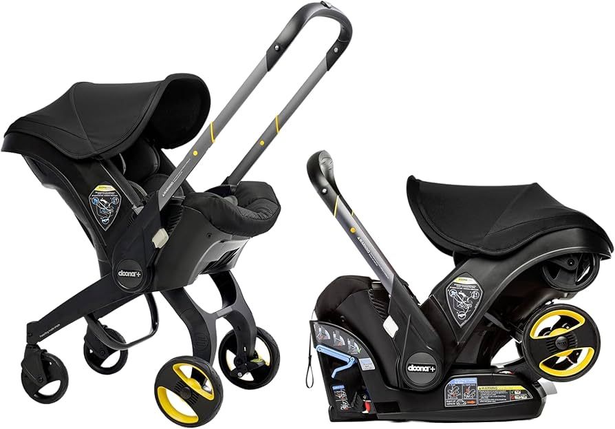 Doona Car Seat & Stroller, Nitro Black - All-in-One Travel System | Amazon (US)