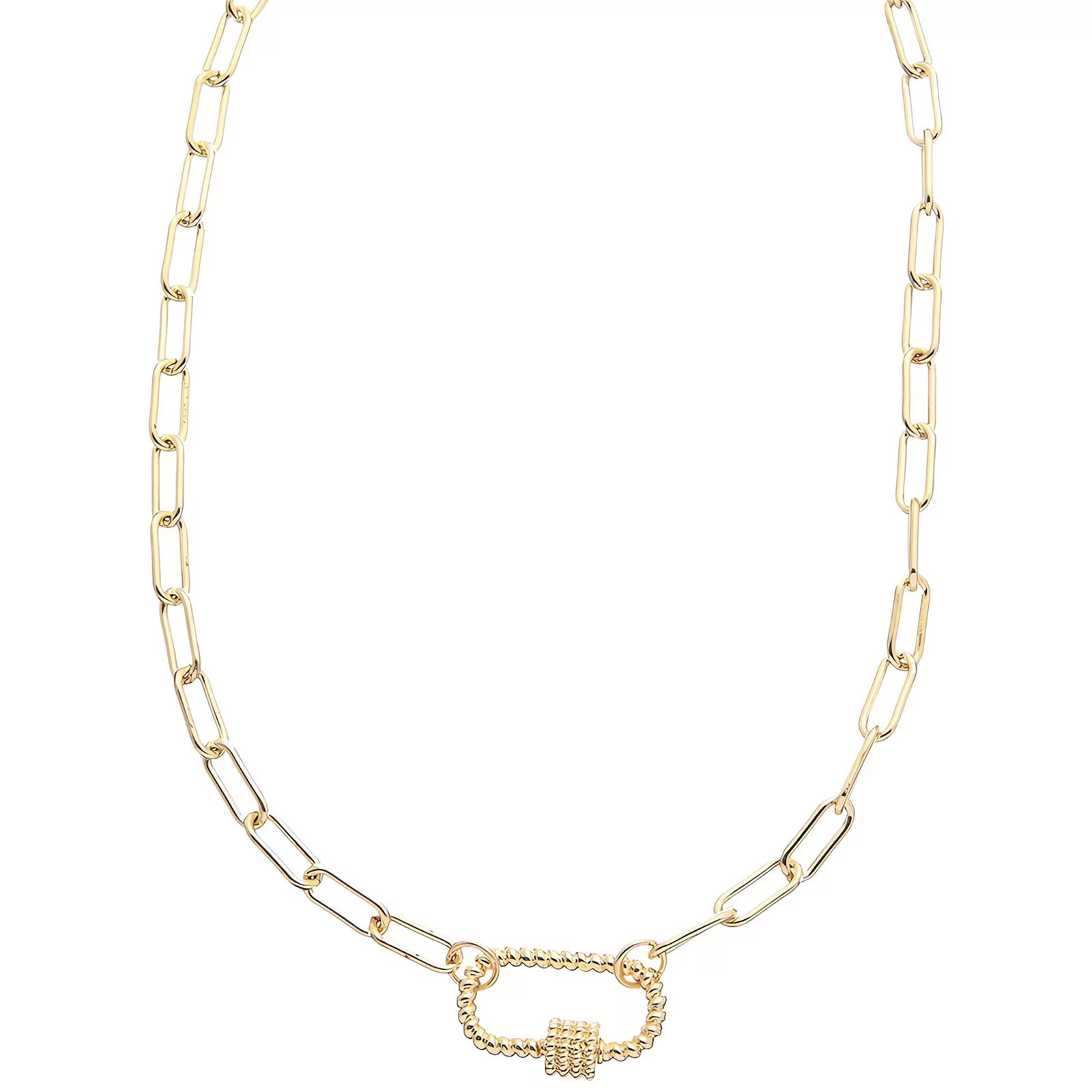 Juvell 18k Gold Plated Link Necklace, Women's, Size: 16-18"" ADJ, Gold Tone | Kohl's