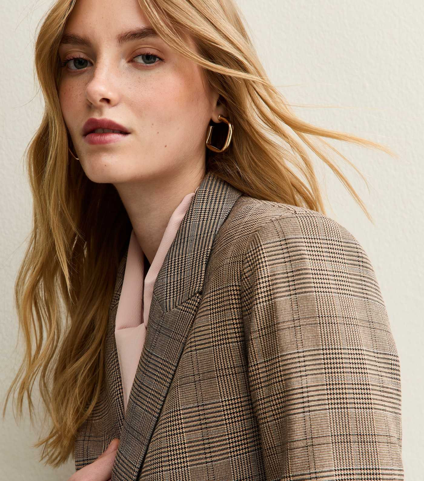 Brown Checked Single Breasted Blazer | New Look | New Look (UK)
