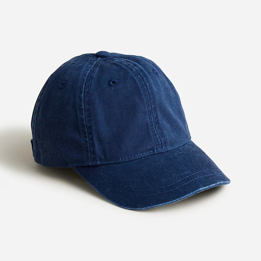 Kids' adjustable garment-dyed baseball hat | J. Crew US
