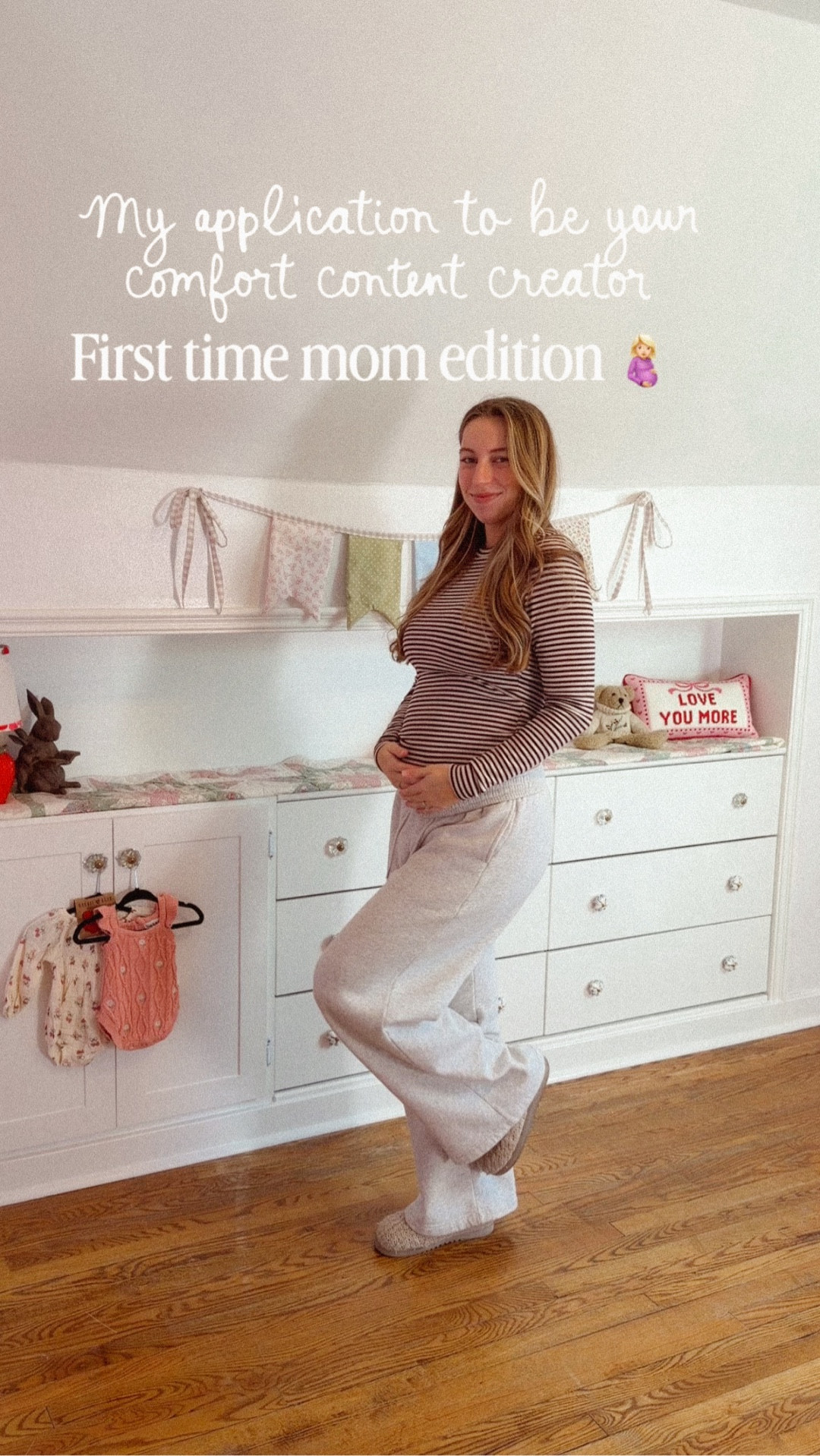 Pregnant & expecting this spring!! I’m so excited for all the crafts and mini DIYs, I’ve already completed a couple but more to come 🤗
.
I would also love to incorporate more videos just talking about pregnancy and experiences that come with it, thoughts?!
.
#27weekspregnant #pregnancy #firsttimemom #crafts #beginnersewing