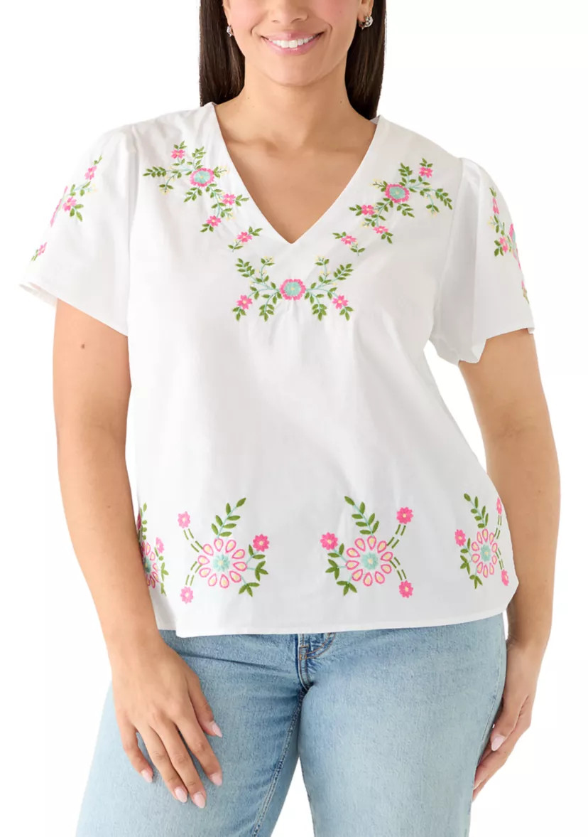 Plus Size Floral Top | Belk