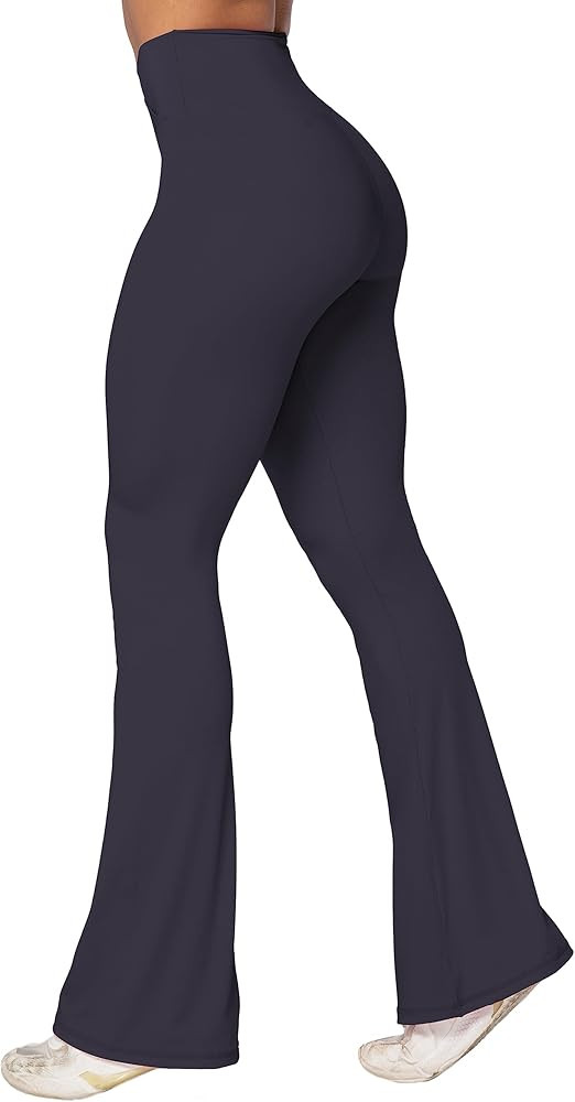Sunzel Flare Leggings, Crossover Yoga Pants with Tummy Control, High-Waisted and Wide Leg | Amazon (US)