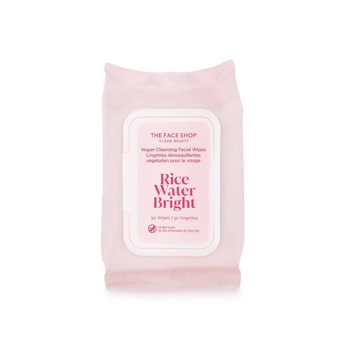 The Face Shop Rice Water Bright Vegan Cleansing Wipes - 50ct | Target